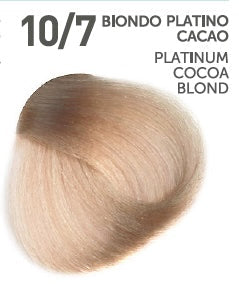 Vopsea fara amoniac ITALIA - OYSTER Perlacolor NA 10/7 PLATINUM COCOA BLOND 100 ml