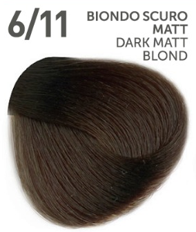 Vopsea fara amoniac ITALIA - OYSTER Perlacolor NA 6/11 DARK MATT BLOND 100 ml