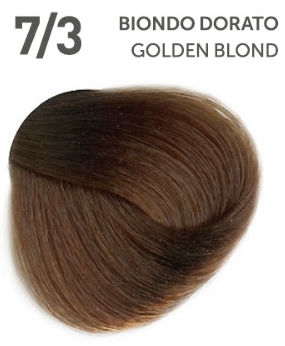 Vopsea fara amoniac ITALIA - OYSTER Perlacolor NA 7/3 GOLDEN BLOND 100 ml