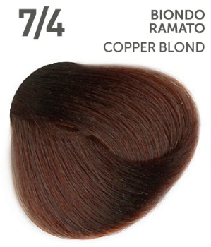 Vopsea fara amoniac ITALIA - OYSTER Perlacolor NA 7/4 COPPER BLOND 100 ml