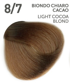 Vopsea fara amoniac ITALIA - OYSTER Perlacolor NA 8/7 LIGHT COCOA BLOND 100 ml