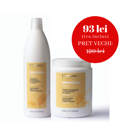 Pachet profesional pentru restructurare par uscat- OYSTER Sublime Honey Pack 2x1000 ml