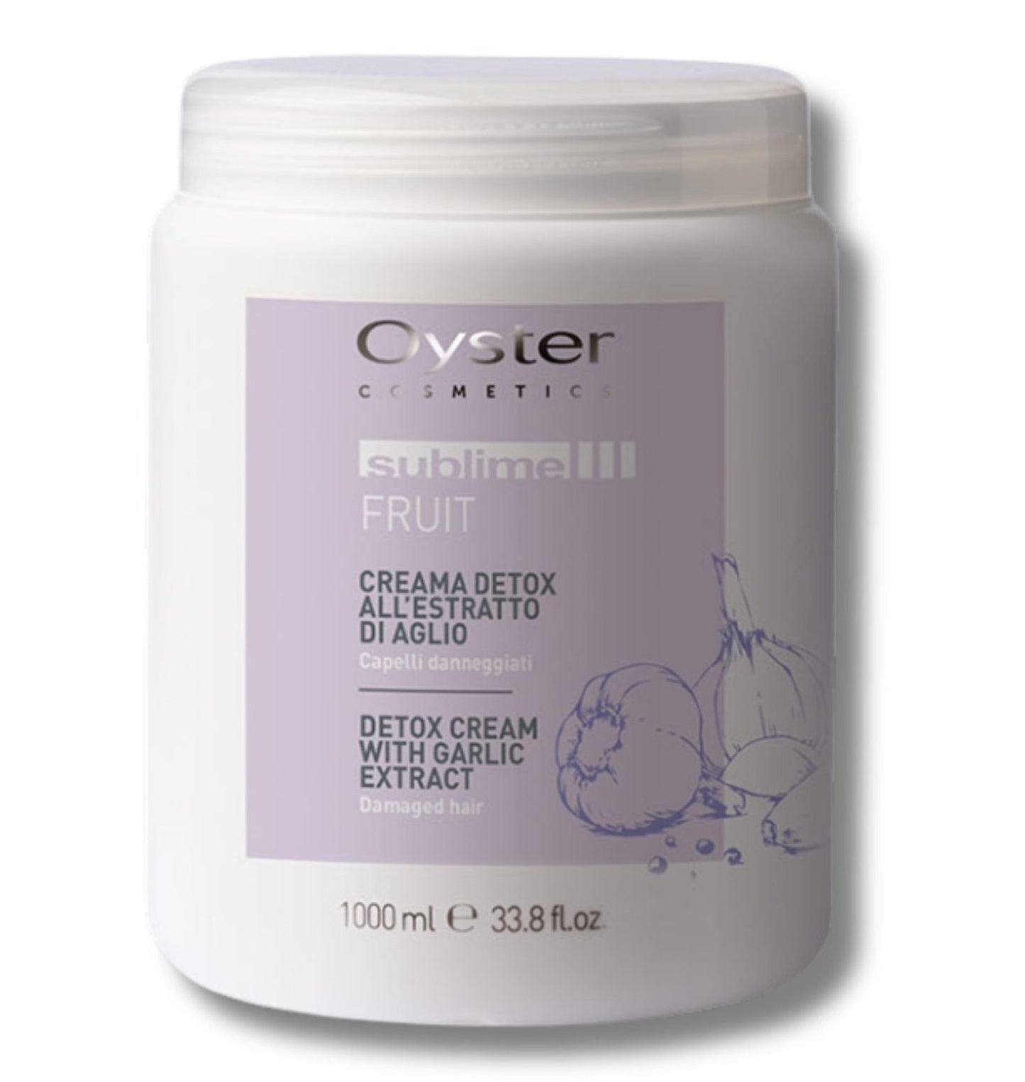 Mască detoxifiantă cu extract de usturoi OYSTER Sublime Detox Garlic Mask - 1000 ml