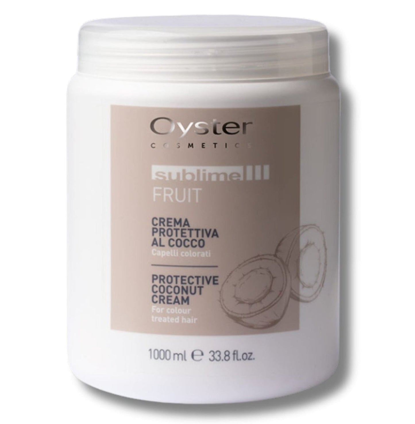 Mască protectoare cu cocos pentru păr vopsit OYSTER Sublime Protective Coconut Mask - 1000 ml
