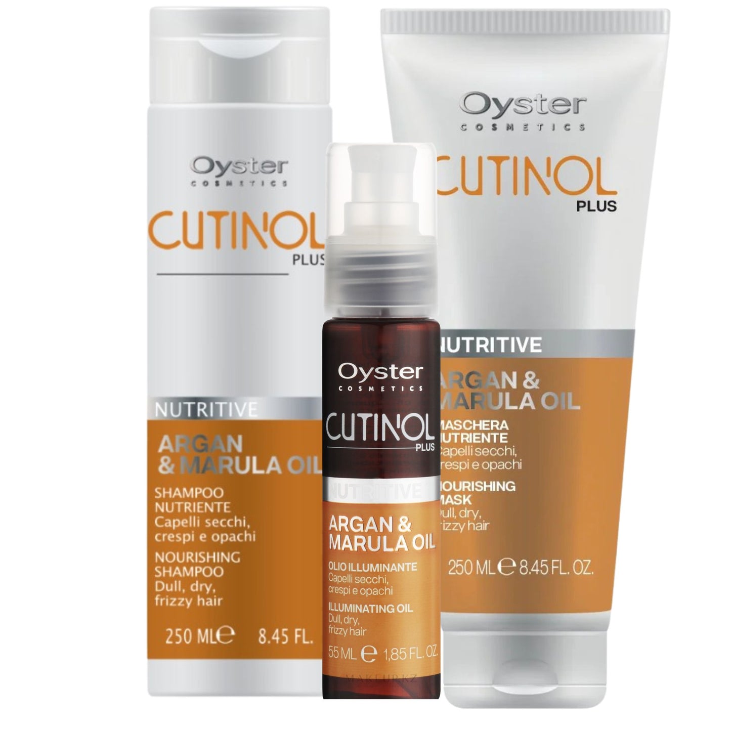 Pachet tratament pentru păr uscat OYSTER Cutinol Nutritive Pack - 3 pași