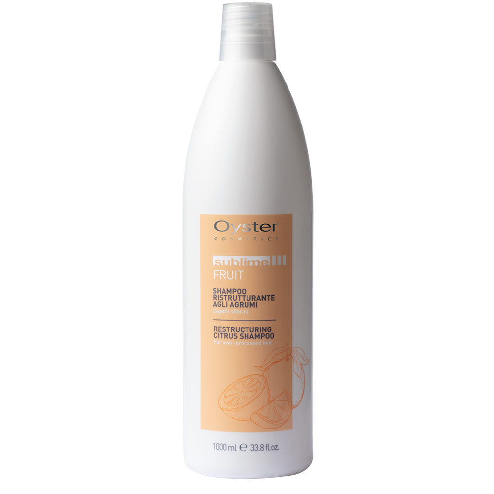 Șampon restructurant cu citrice pentru păr fragil OYSTER Sublime Restructuring Citrus Shampoo - 1000 ml