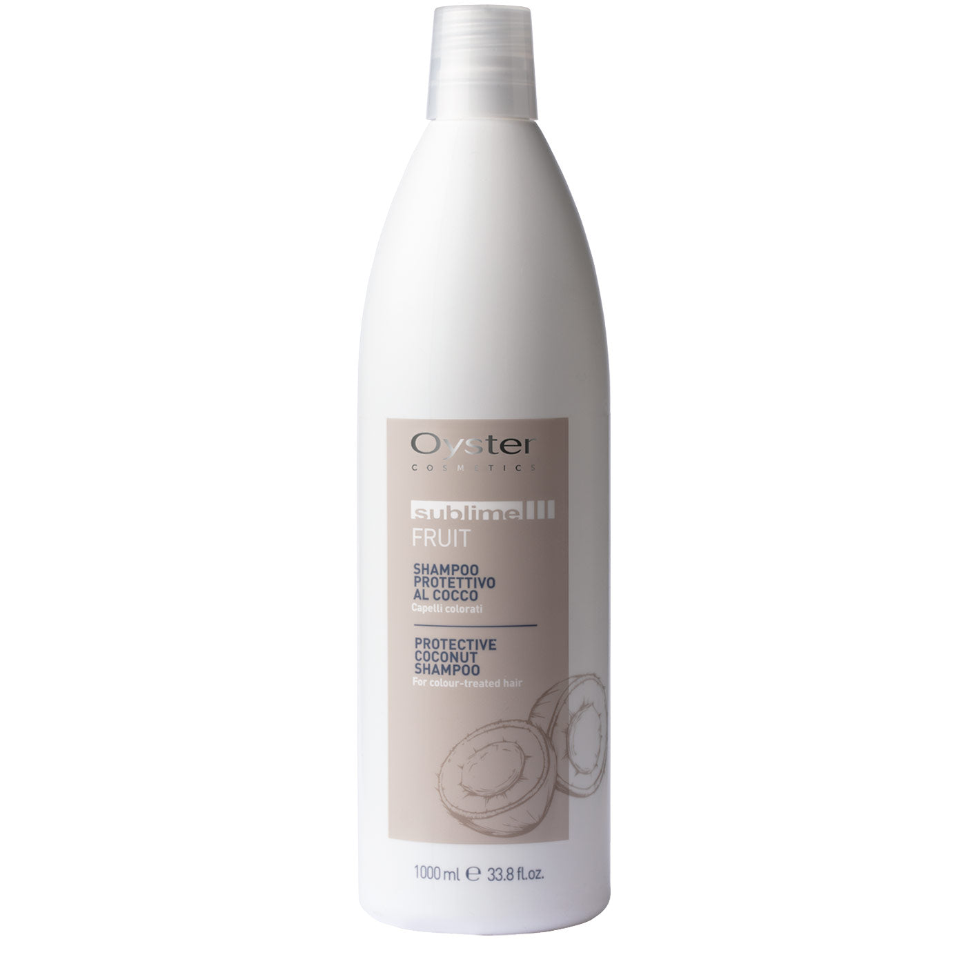 Șampon protector cu cocos pentru păr vopsit OYSTER Sublime Protective Coconut Shampoo - 1000 ml