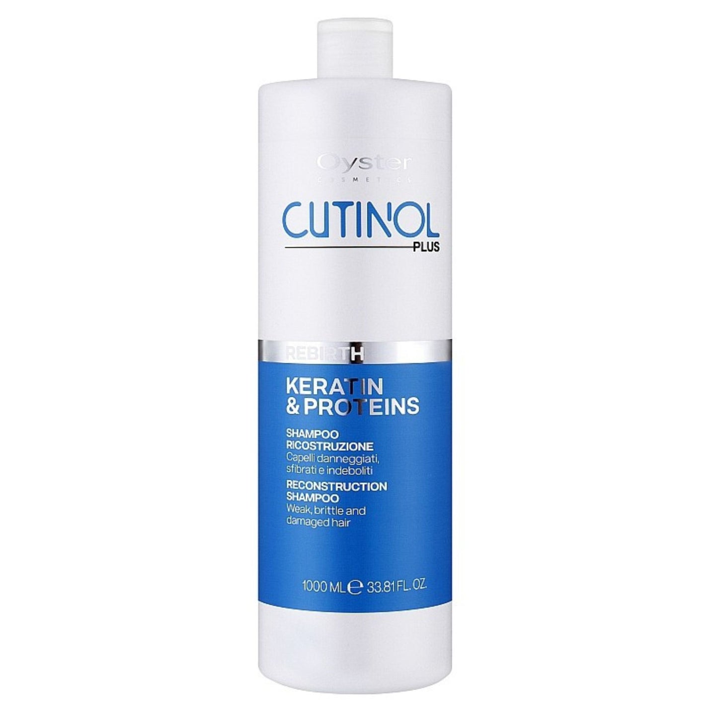 Șampon reconstrucție păr fragil și deteriorat OYSTER Rebirth Shampoo - 1000 ml