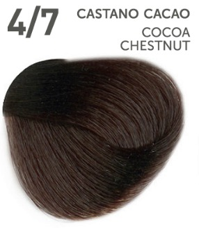 Vopsea fara amoniac ITALIA -  OYSTER Perlacolor NA 4/7 COCOA CHESTNUT 100 ml