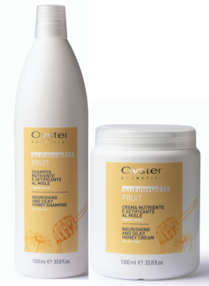 Pachet profesional pentru restructurare par uscat- OYSTER Sublime Honey Pack 2x1000 ml
