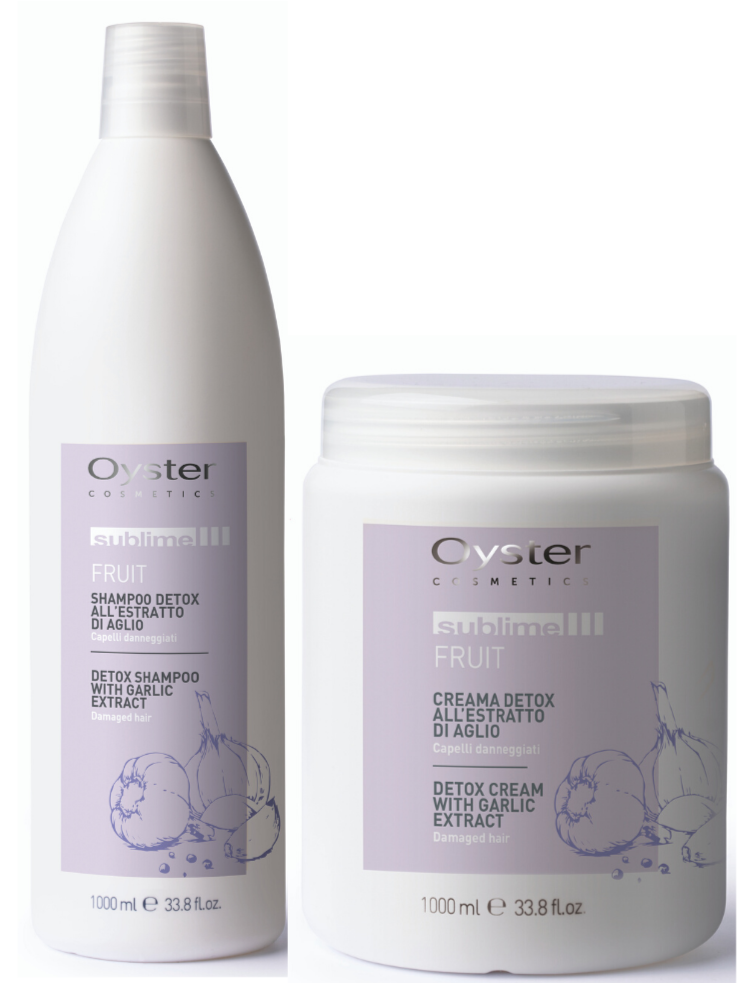 Pachet profesional cu usturoi pentru par degradat - OYSTER Sublime Garlic Pack 2x1000ml