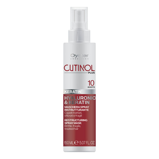 Mască spray fără clătire cu 10 beneficii OYSTER Cutinol Keratin All in One - 150 ml