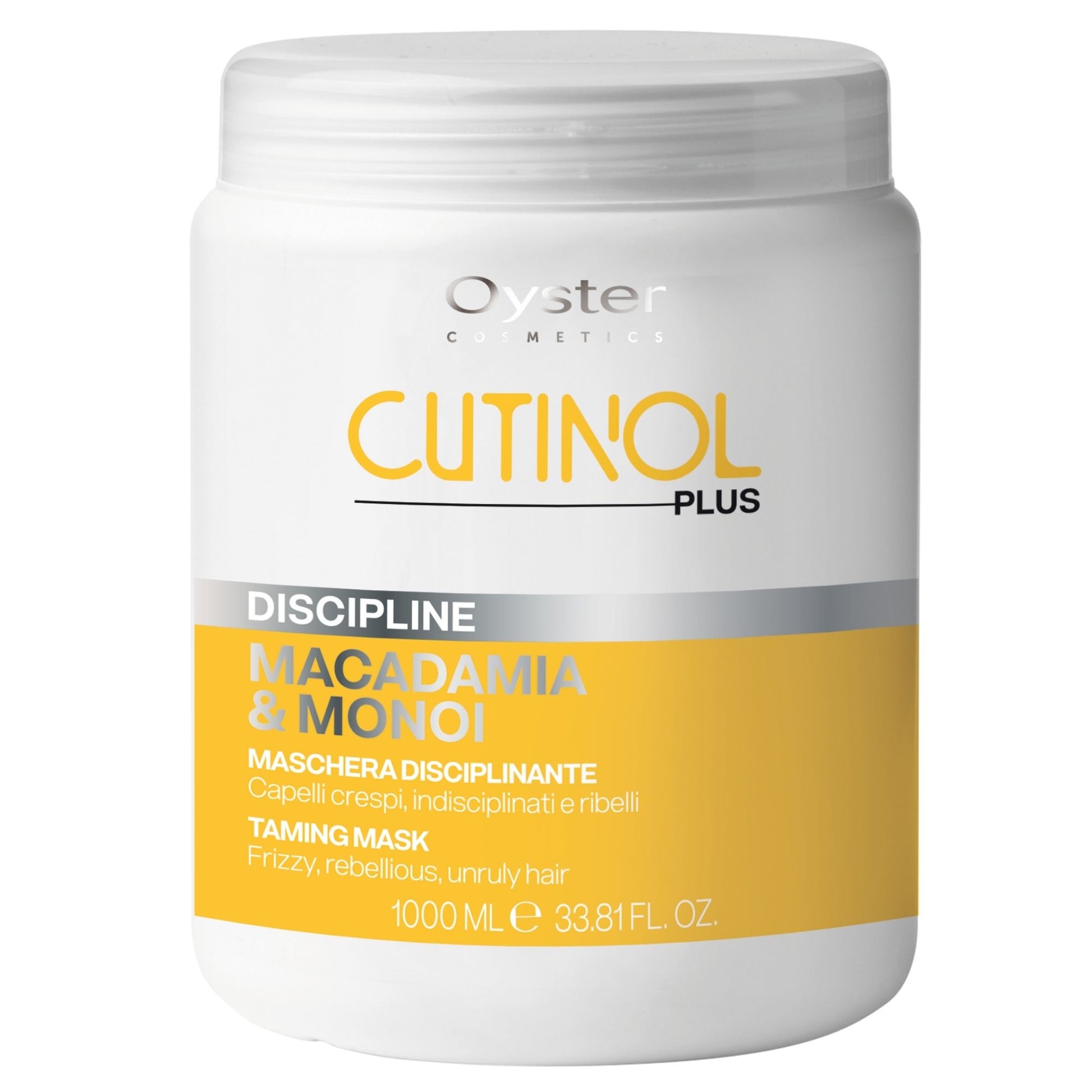 Mască disciplinantă pentru păr rebel OYSTER Cutinol Discipline Mask - 1000 ml