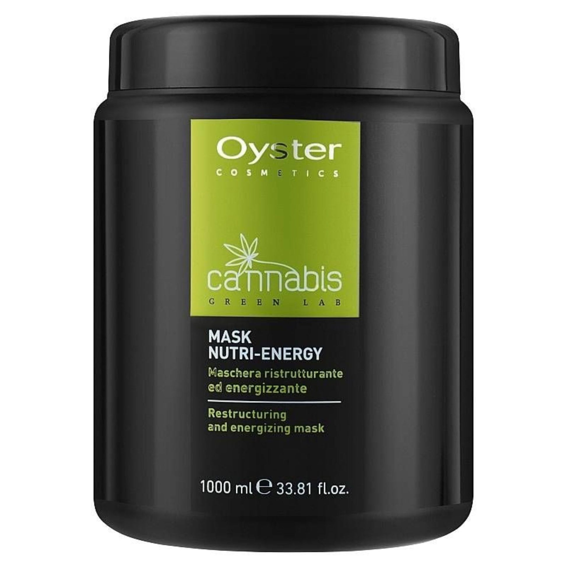 Mască restructurantă și revitalizantă OYSTER Cannabis Green Lab Mask - 1000 ml
