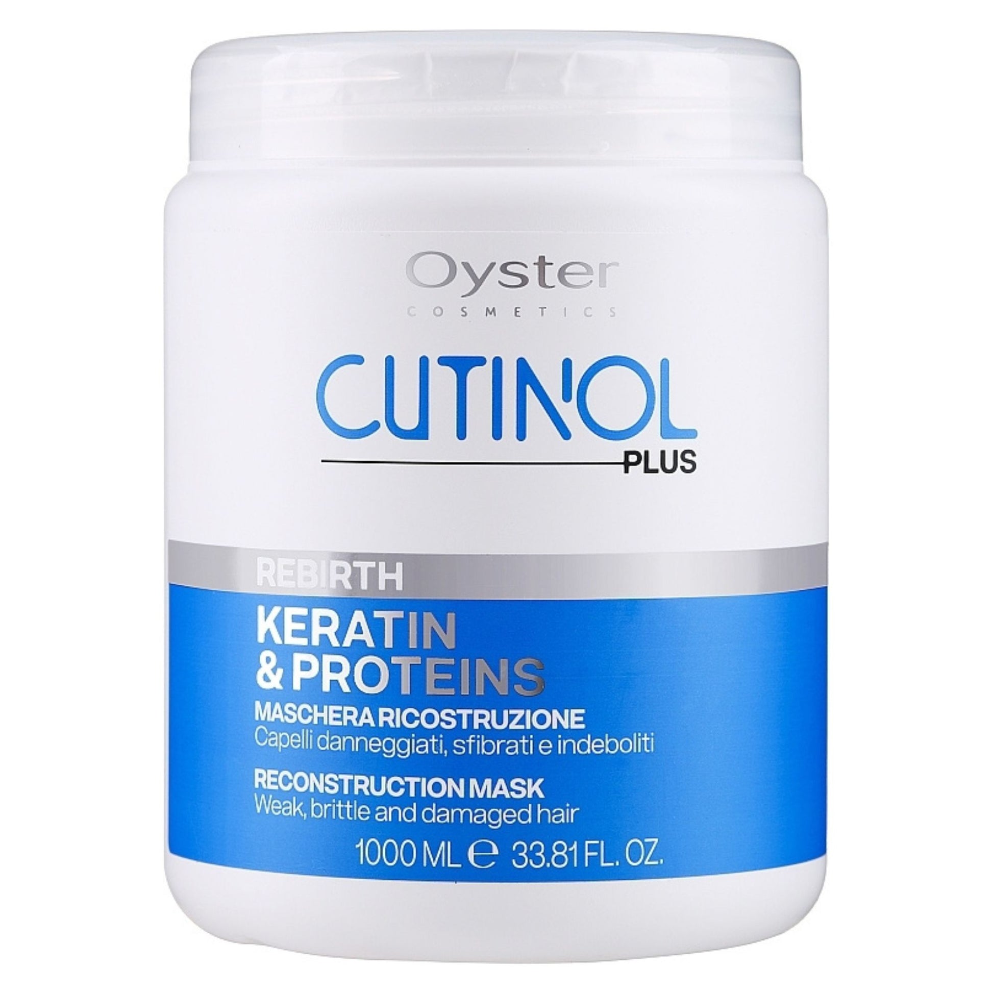 Mască reconstrucție păr fragil și deteriorat OYSTER Rebirth Mask - 1000 ml