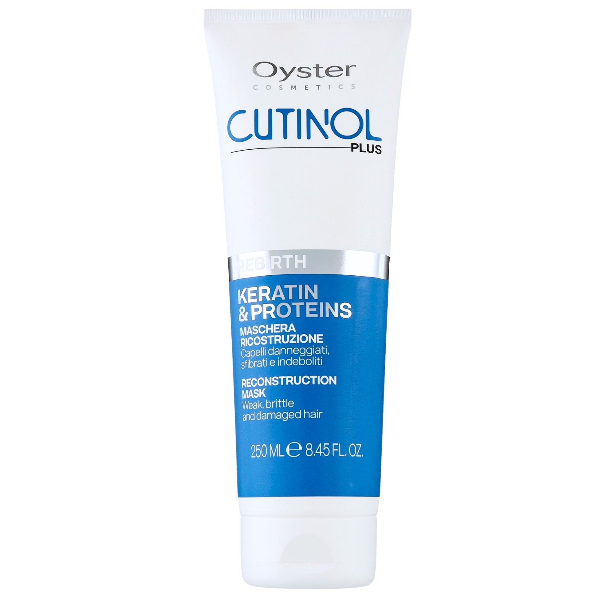 Mască reconstrucție păr fragil și deteriorat OYSTER Rebirth Mask - 250 ml