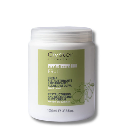 Mască restructurantă cu ulei de măsline pentru păr creț și ondulat OYSTER  Sublime Olive Mask - 1000 ml