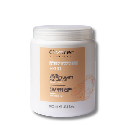 Mască restructurantă cu citrice pentru păr fragil OYSTER Sublime Restructuring Citrus Mask - 1000 ml