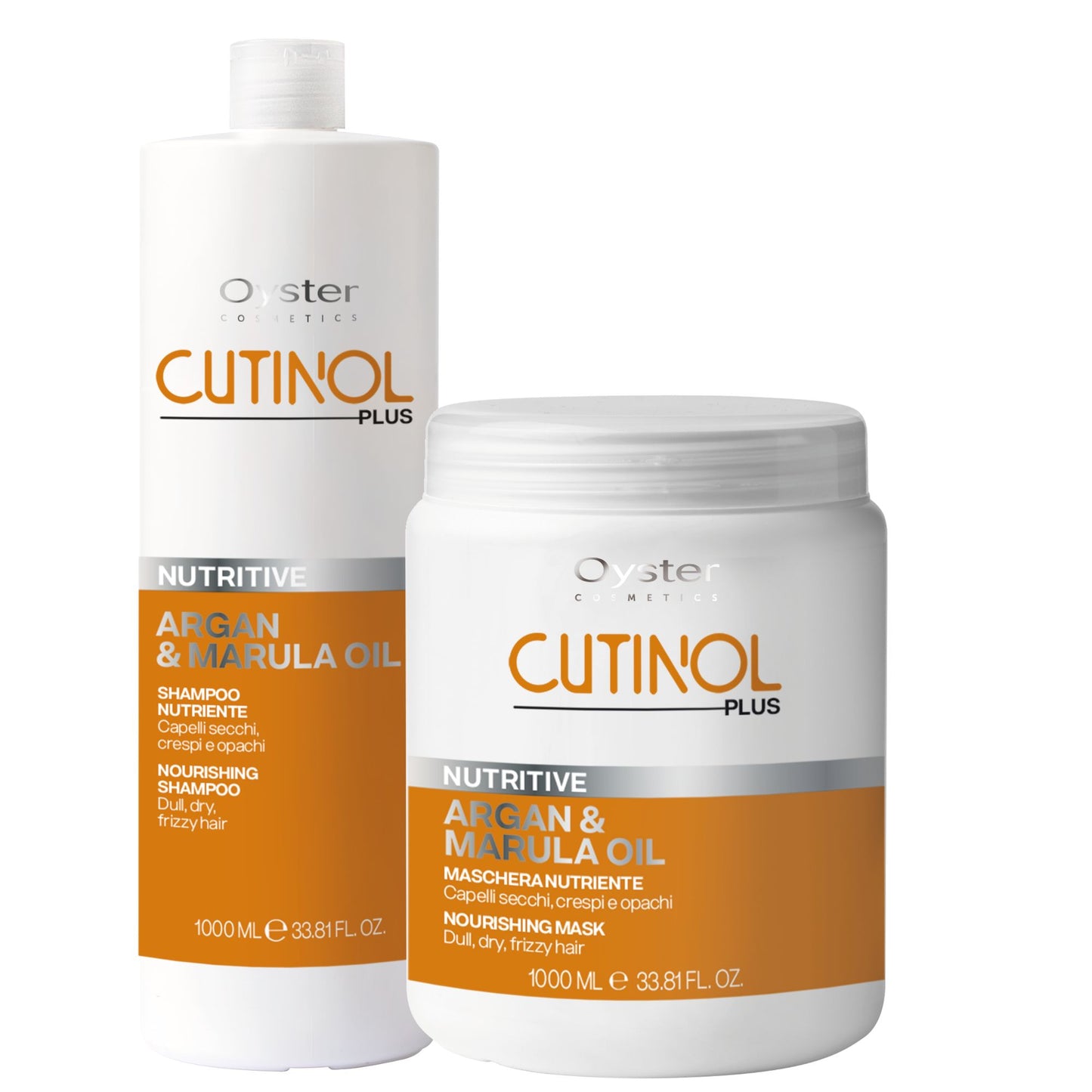 Pachet tratament păr uscat OYSTER Cutinol Nutritive Pack - Salon Size