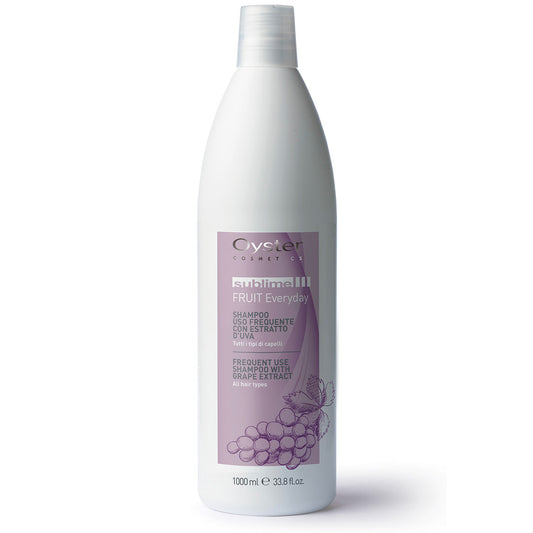 Șampon utilizare frecventă cu struguri OYSTER  Sublime Fruit Everyday Shampoo - 1000 ml