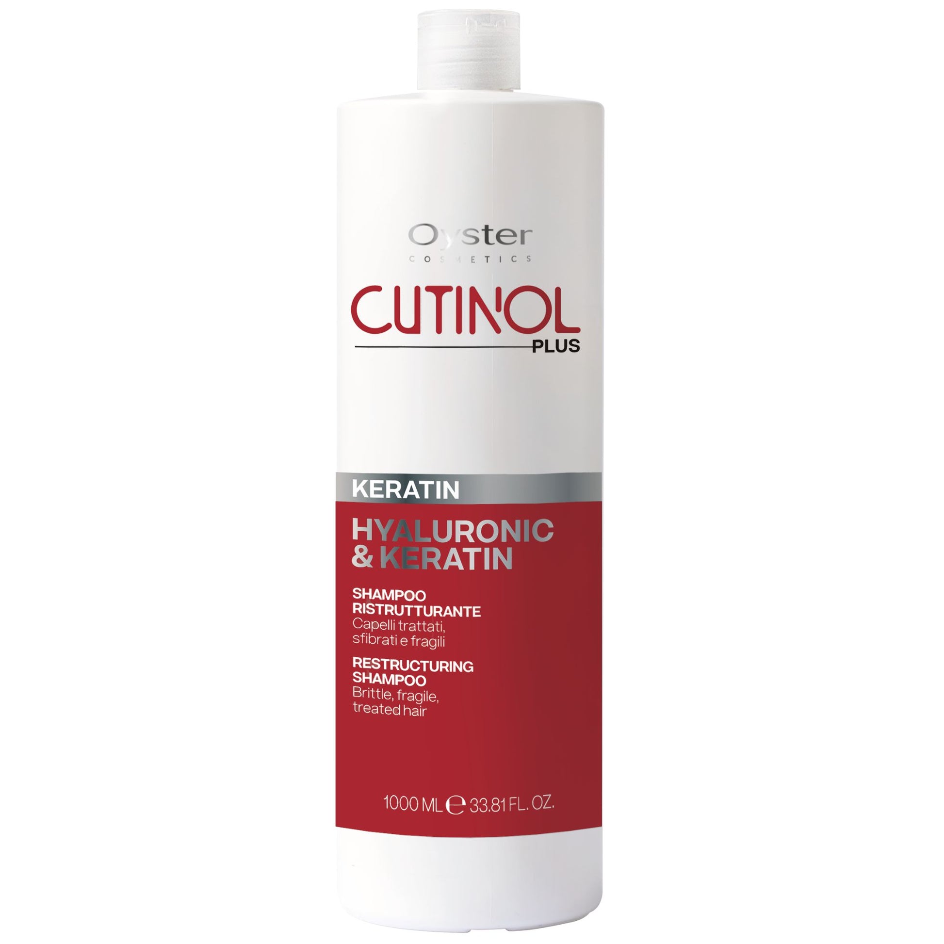 Șampon restructurant păr fragil OYSTER Cutinol Plus Keratin - 1000 ml